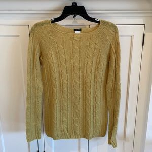J. Crew long sleeve Cable knit sweater